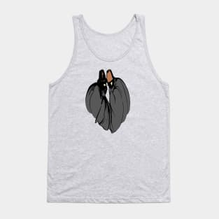 Dervish Mystical Brotherhood Black Outline Art Tank Top